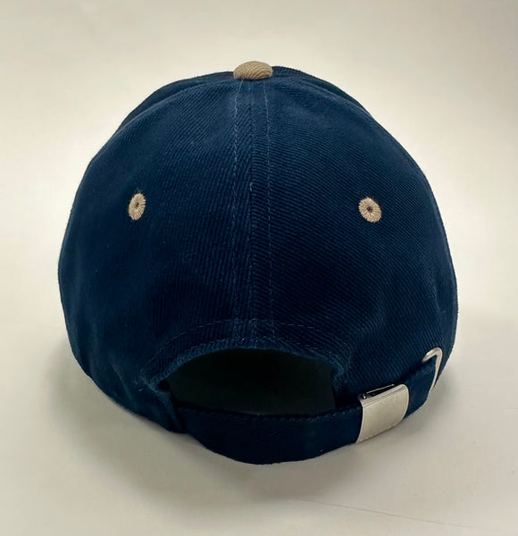 Palm Vaults Script Cap Navy/Beige