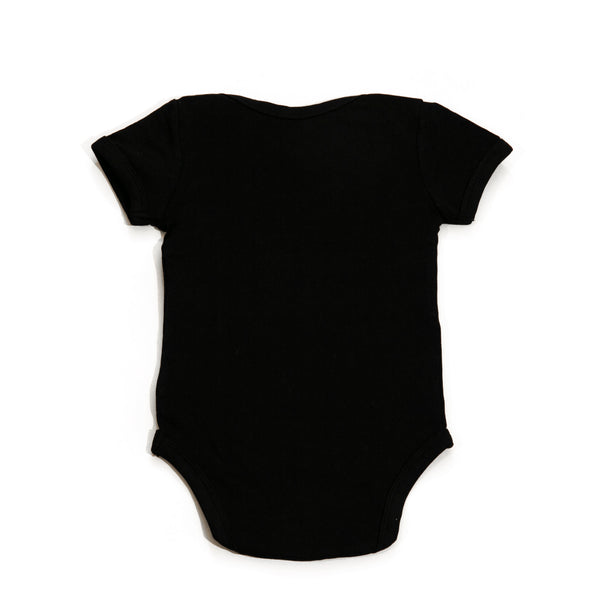 Baby Grow Short Sleeve Black