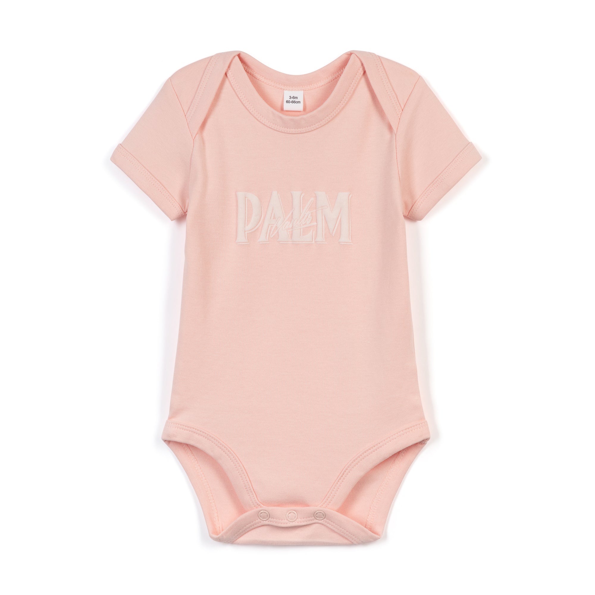 Pink Short Sleeve Baby Grow